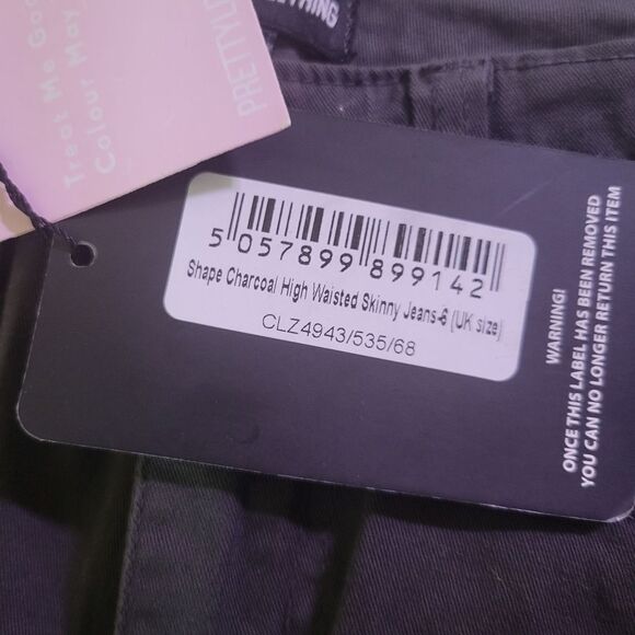 Prettylittlething High Waist Skinny Jeans  Size US 2 - Picture 6 of 8
